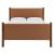 Maven Queen Size Vegan Leather Upholstered Platform Bed