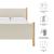 Maven King Size Fabric Upholstered Platform Bed