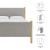 Maven King Size Fabric Upholstered Platform Bed
