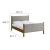 Maven King Size Fabric Upholstered Platform Bed