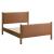 Maven King Size Vegan Leather Upholstered Platform Bed