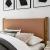 Maven King Size Vegan Leather Upholstered Platform Bed
