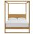 Alva Queen Wood Canopy Platform Bed