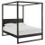 Alva Queen Wood Canopy Platform Bed