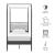 Marlowe 4-Poster Canopy Metal Twin Platform Bed
