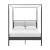 Marlowe 4-Poster Canopy Metal Queen Platform Bed