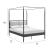 Marlowe 4-Poster Canopy Metal Queen Platform Bed