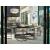 Draper Metal Glass Top Bar Cart
