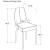 Moderna Leatherette Dining Chair