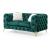 Moderno Tufted Velvet Loveseat