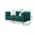 Moderno Tufted Velvet Loveseat