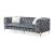 Moderno Tufted Velvet Sofa