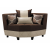 Molina U-Shape Microfiber/Leatherette Convertible Modular Sectional Sofa, Composition 4