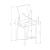Molly Motion Back PU Counter Stool