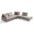 Momento Modular Leather L-Shape Sectional Sofa