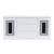 Monaco Glass/MDF/Wood Buffet w/3 Drawers & 2 Doors