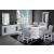 Monaco Wood Square Dining Bar Set