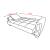 SM Mondo Fabric/PU Convertible Living Room Set