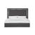 Monet Fabric Platform Bed w/Mirrored Trim