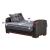 Montana Fabric/Leatherette Storage Sleeper Loveseat