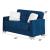 Montreal Fabric Storage Sleeper Loveseat