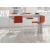 Moon High Chair w/Chromed Steel 4-Leg Frame