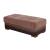 Moon Fabric/PU Ottoman