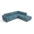 Moon Leather Modular Sectional Sofa