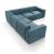 Moon Leather Modular Sectional Sofa