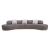 Moon Fabric Sectional Sofa