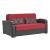 Sleep Plus Fabric/PU Convertible Loveseat