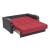 Sleep Plus Fabric/PU Convertible Loveseat