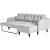 Belagio Sofa Bed With Chaise