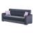 Munich Fabric Storage Sleeper Living Room Set