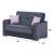 Munich Fabric Storage Sleeper Living Room Set