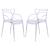 Milan Plastic Dining Chair (Set of 2)