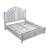 Mystic Wood Panel Storage Bed w/LED Light
