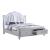 Mystic Wood Panel Storage Bed w/LED Light, Queen Size