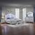 Mystic Wood Panel Storage Bedroom Set w/LED Light