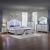 Mystic Wood Panel Storage Bedroom Set w/LED Light