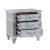 Mystic Wood Panel Storage Bedroom Set w/LED Light