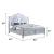 Mystic Wood Panel Storage Bed w/LED Light, King Size