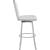 Nadia Swivel PU Design Back Bar Stool