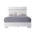 Naima II Wood/Wood Veneer Panel Bed, Queen Size
