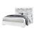 Naomi Platform Bedroom Set with LED and Marble Headboard