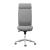 Aura Executive Chair w/Fixed Head Support; Adjustable Backrest & Seat, Synchronous Mechanism 5 Fixating Positions (Polished Aluminium Base)