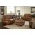 Biagio Fabric/Leather Living Room Set