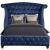 Sophia Velvet/Wood Regular Bedroom Set