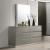 SM Paradox Gloss Laminate Platform Bedroom Set w/LED Light