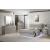 SM Paradox Gloss Laminate Platform Bedroom Set w/LED Light